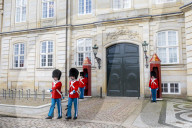 Changing of the Guard, Amalienborg Palace, Copenhagen, Denmark