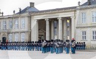 The Royal Guards Music Band, Amalienborg Palace, Copenhagen, Denmark