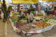 Kanha street market, Madhya Pradesh State, India