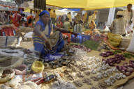 Kanha street market, Madhya Pradesh State, India
