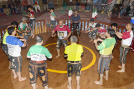 Koshti, traditional ritual training course for warriors in the Yazd Zourkhaneh, gymnasium or House of Strength; Yazd, Iran