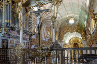 St. Martin of Tibaes Monastery, Upper Choir and organ, Braga, Minho, Portugal