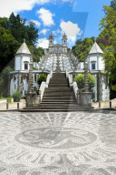Santuario do Bom Jesus do Monte, Good Jesus of the Mount sanctuary, Staircase of the Five Senses, Tenoes, Braga, Minho, Portugal