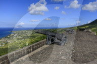 Western Place of Arms, Brimstone Hill Fortress National Park, UNESCO World Heritage Site, St. Kitts and Nevis, Caribbean