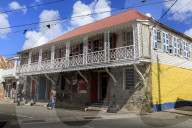 Historic architecture, municipal buildings, Charlestown, Nevis, St. Kitts and Nevis, West Indies, Caribbean, Central America