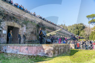 Cannon at Gianicolo hill, Rome, Lazio, Italy