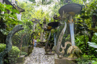 Surrealist sculpture park Las Pozas, Xilitla, Las Pozas, San Luis Potosi, Mexico
