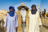 Tuaregs at the animal market, Unesco world heritage sight Agadez, Niger