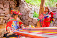 Quechua woman from the Accha Huata, Bombom, and Paucartambo communities.