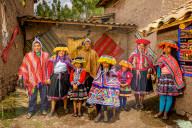 Quechua family of the president of the Amaru Community.