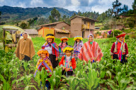 Quechua family of the president of the Amaru Community.