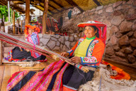 Portrait of Q'eros Quechua woman.