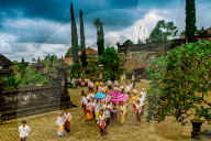 This is the Besakih Temple, the most important, largest, and holiest temple of Hindu religion in Bali.