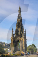 Sir Walter Scott Monument, Princes Street, Edinburgh, Scotland, United Kingdom, Europe.