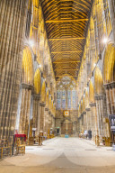Interior view of Glasgow Cathedral, Scotland, United Kingdom, Europe.