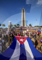 1st of May Labour Day Parade, Plaza de la Revolucion, Revolution Square, Havana, La Habana Province, Cuba