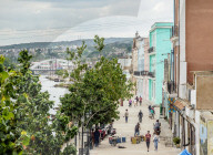 Promenade by the San Juan River, Matanzas, Matanzas Province, Cuba