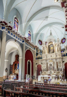 Nuestra Senora de la Caridad del Cobre Basilica, interior, El Cobre, Santiago de Cuba Province, Cuba