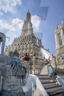 Wat Arun Ratchavararam (The Temple of Dawn), Bangkok, Thailand, Southeast Asia, Asia