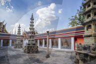 Wat Phra Chetuphon (Wat Pho) temple, Bangkok, Thailand, Southeast Asia, Asia