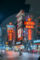 Chinatownat night, Bangkok, Thailand, Southeast Asia, Asia