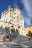 Saint Nicholas Cathedral in the old town (Monaco Ville), Monaco, Cote d'Azur, French Riviera, Mediterranean, Europe
