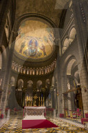 Interior of the St. Nicholas Cathedral in the old town, Monaco Ville, Monaco, Cote d'Azur, French Riviera, Mediterranean, Europe