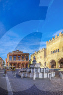 Piazza Cavour, Rimini, Emilia Romagna, Italy,