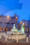 Piazza Cavour, Rimini, Emilia Romagna, Italy,