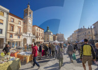 Piazza Tre Martiri, Rimini, Emilia Romagna, Italy,