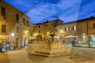 Piazza Umberto I, Panicale, Umbria, Italy