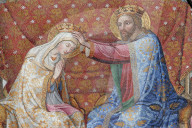 Coronation of Mary, by R.Cocchi, R.Castellini, and G. Kibel (1842-1847), Cathedral of Santa Maria Assunta, Orvieto, Terni, Umbria, Italy