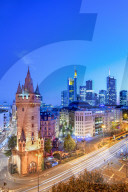 Viuw from the Fleming's terrace, Frankfurt am Main, Urban district, Hesse, Darmstadt, Germany