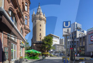 The Escheinheimer Tor, Frankfurt am Main, Urban district, Hesse, Darmstadt, Germany