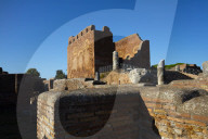 Capitolium, Ostia antica, Roma, Lazio, Italy.