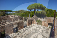 Terme di Nettuno, Ostia antica, Roma, Lazio, Italy.