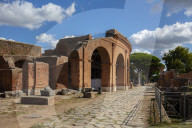 the teather, Ostia antica, Roma, Lazio, Italy.
