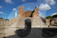 Capitolium, Ostia antica, Roma, Lazio, Italy.