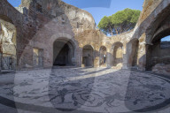 Terme dei Sette sapienti, Ostia antica, Roma, Lazio, Italy.