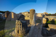 Temple of Tetrastilo, Ostia antica, Roma, Lazio, Italy.