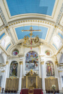 Interior of St Mary Le Bow church in London, England, United Kingdom, Europe