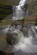 Scalebor Force waterfall in the Yorkshire Dales, North Yorkshire, England, United Kingdom, Europe