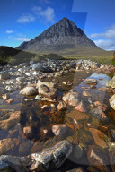 Buchaille Etive Mor viewed from Rannoch Moor, Argyll and Bute, Scotland, United Kingdom