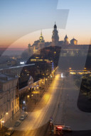 Wawel Castle at sunrise, Krakow, Poland