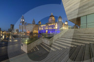 The Liverpool waterfront, Liverpool, Merseyside