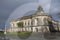 Wallasey Town Hall, Wirral Merseyside. River Mersey waterfront, Liverpool