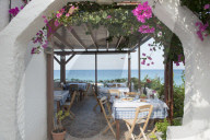 Greek Restaurant in Ialyssos, Rhodes, Greece