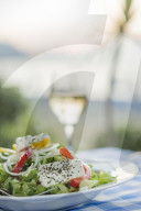 Cypriot Village Salad, Latchi, Cyprus