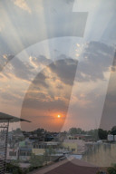 Sunset over Agra