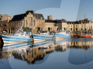 Dieppe harbour waterfront fishing port